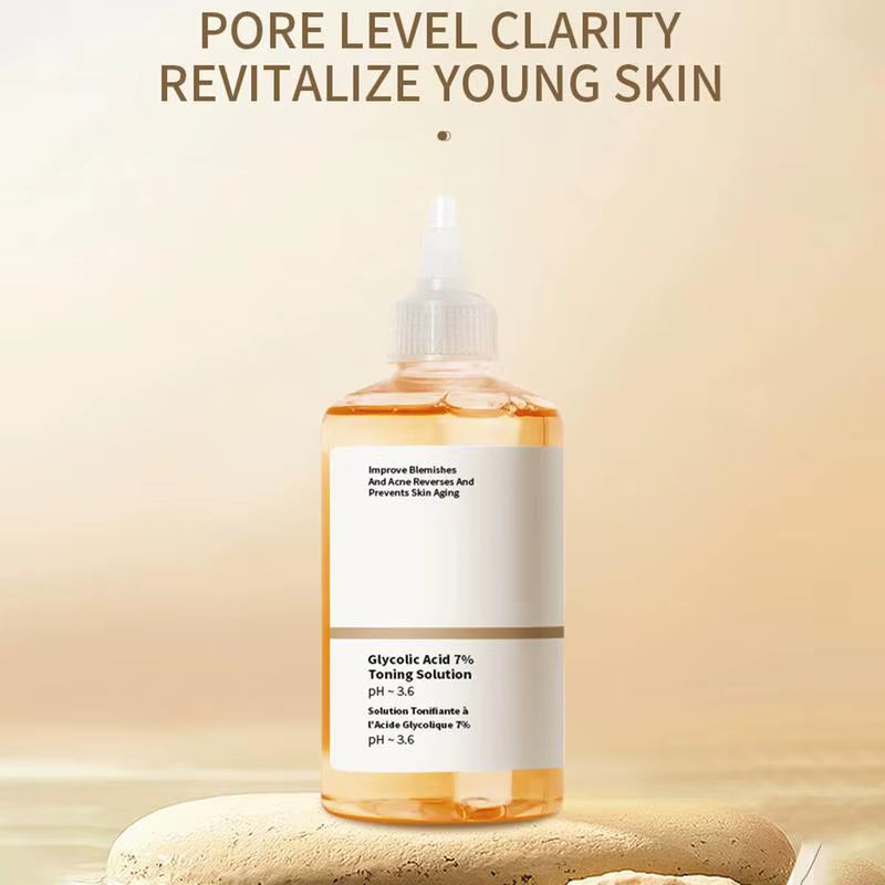 240Ml Glycolic Acid 7% Toning Solution Ordinary Acne Remover Lifting Firming Wrinkles Glowing Facial Care Glycolic Acid Toner